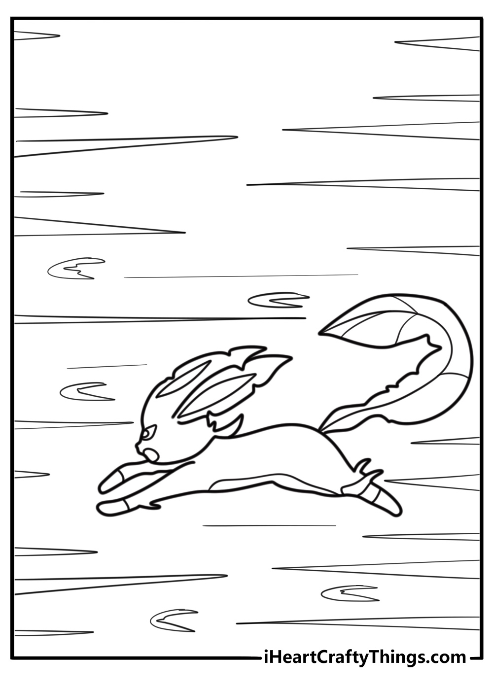 Leafeon coloring pages