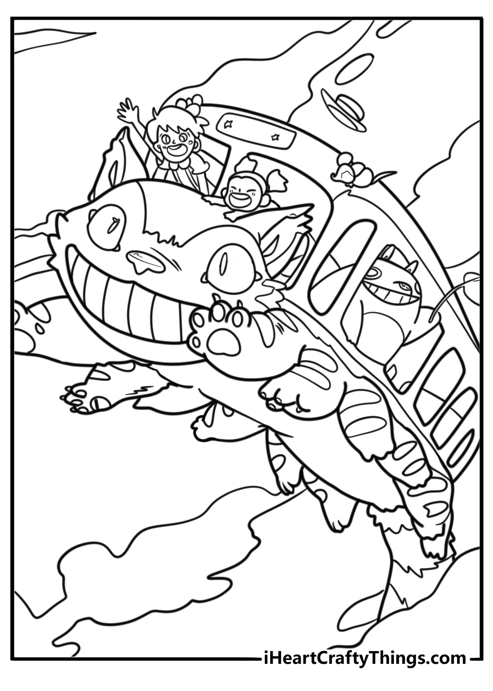My neighbor Totoro coloring pages