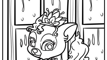 Palace pets coloring pages