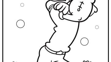 Popeye coloring pages