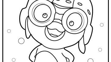Pororo coloring pages