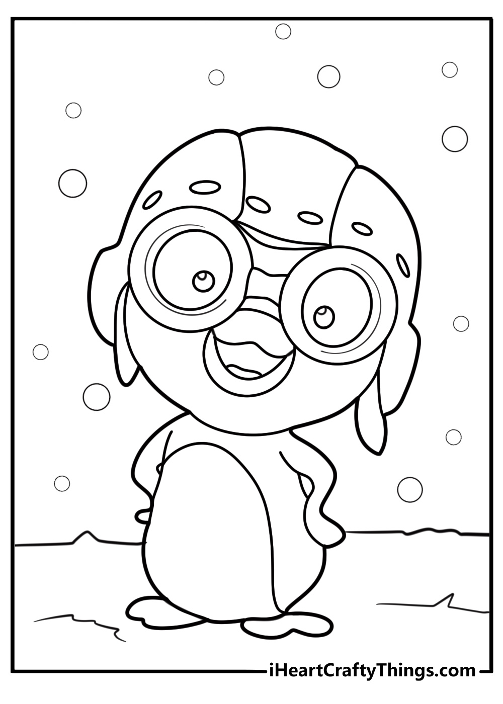 Pororo coloring pages