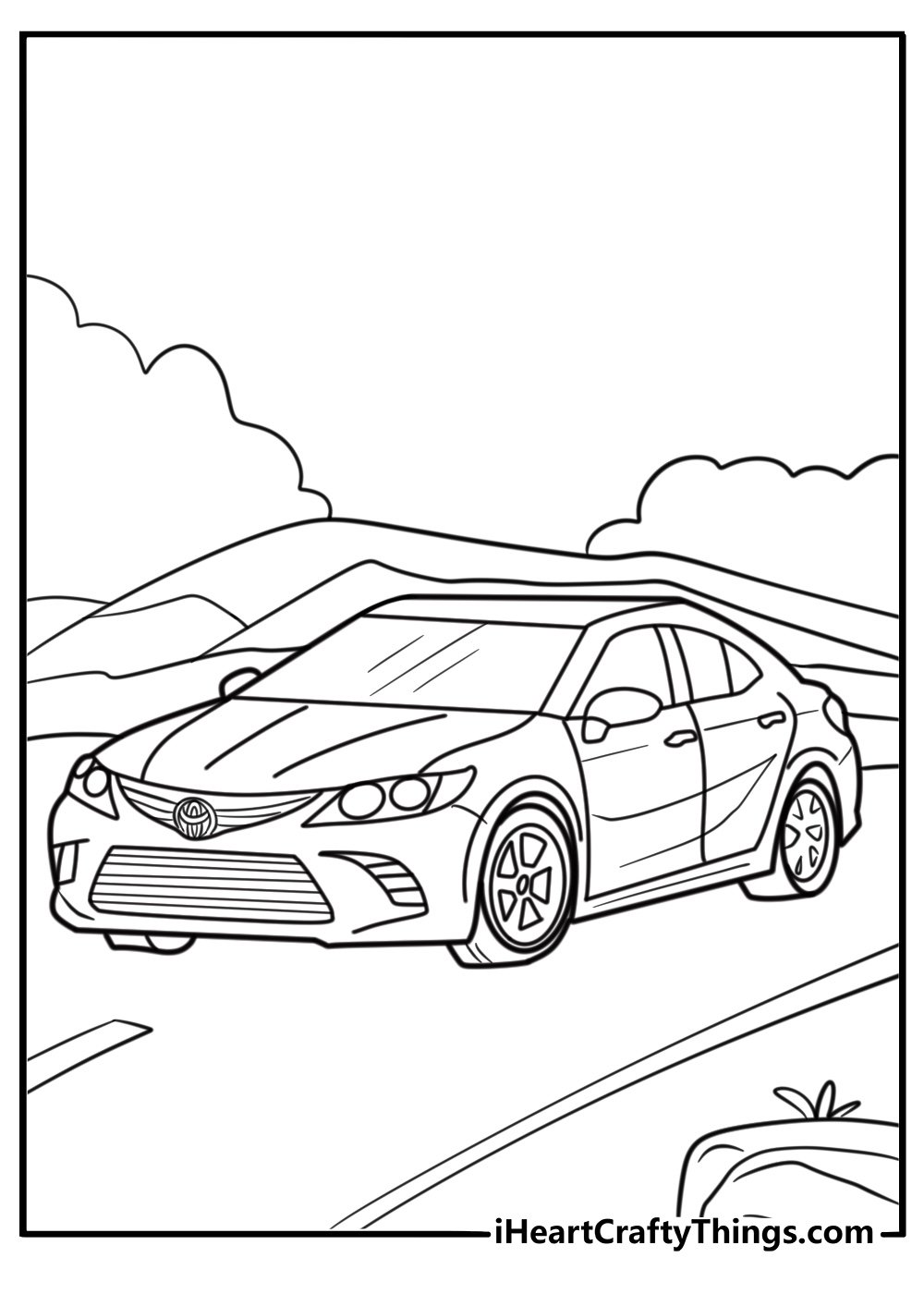 Toyota coloring pages