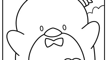 Tuxedo Sam coloring pages