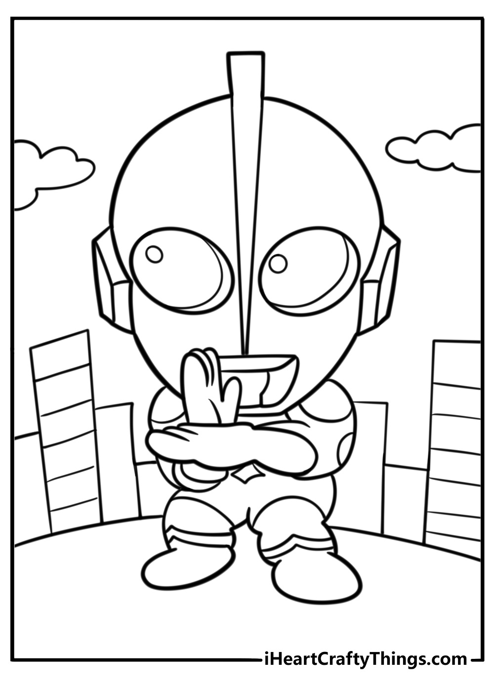  Ultraman coloring pages