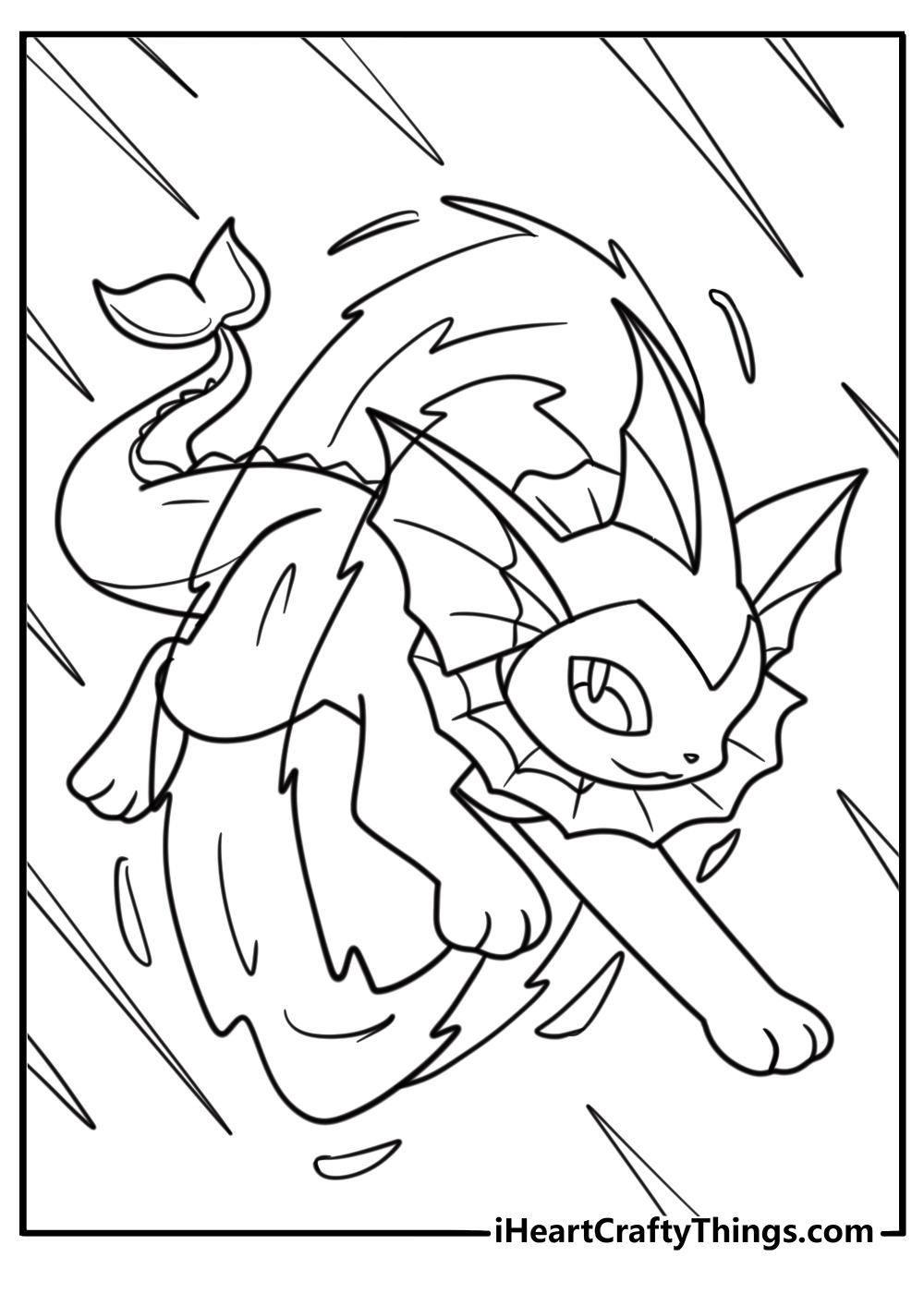Vaporeon using aqua ring ability