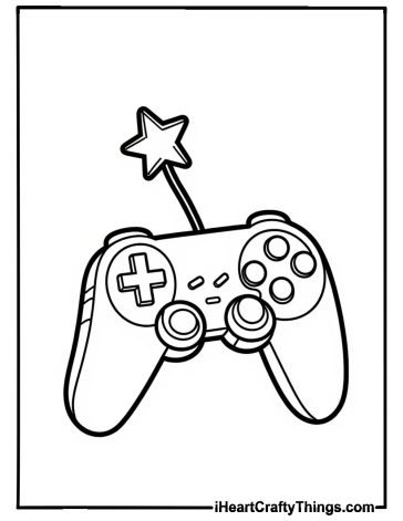 Video games coloring pages