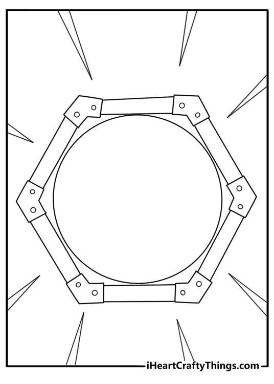 Digimon coloring page for fans with a portal to the Digital World