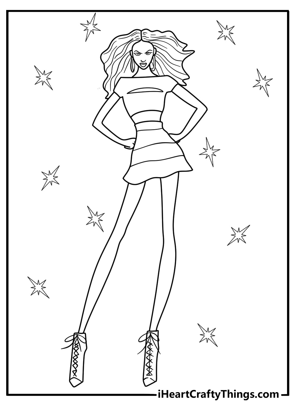 Beyoncé Coloring Pages (40+ Printable PDF Sheets For Free)