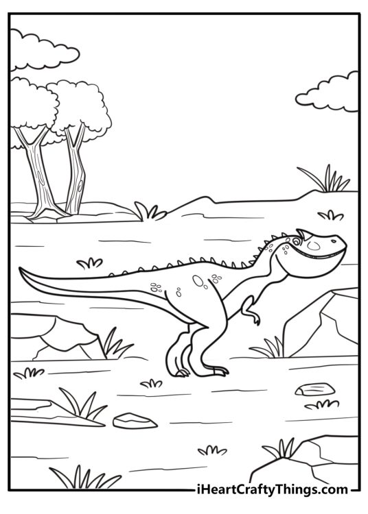 25 Allosaurus Coloring Pages