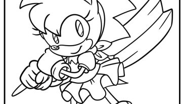 Amy Rose coloring pages