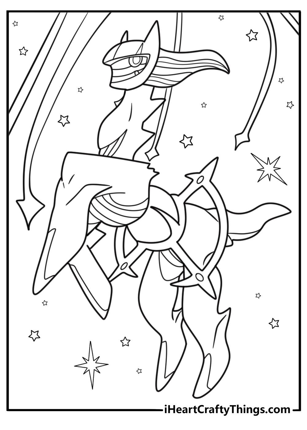 Arceus coloring pages
