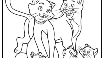 Aristocats coloring pages