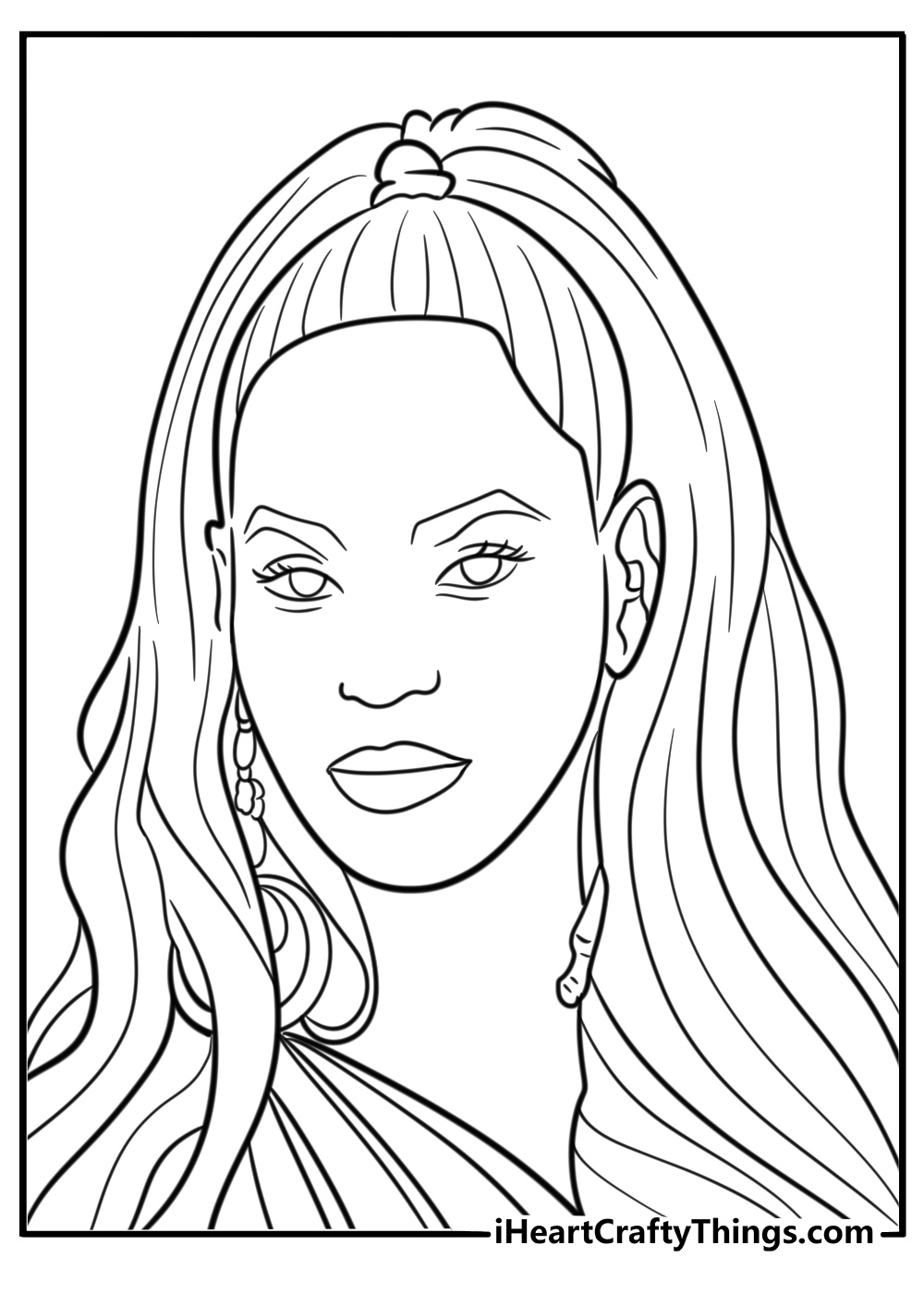 Beyonce coloring pages