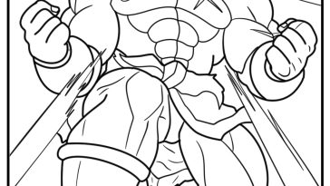 Broly coloring pages