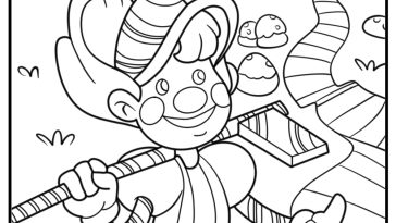 Candyland coloring pages