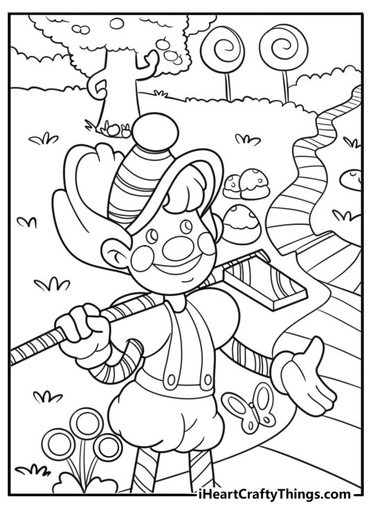 Candyland coloring pages
