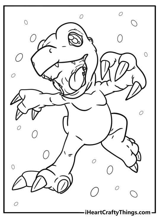 40 Digimon Coloring Pages