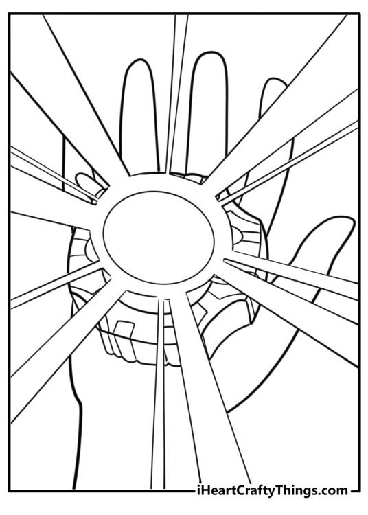 Digimon Digivice glowing with energy and buttons coloring page