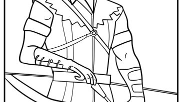 Hawkeye coloring pages