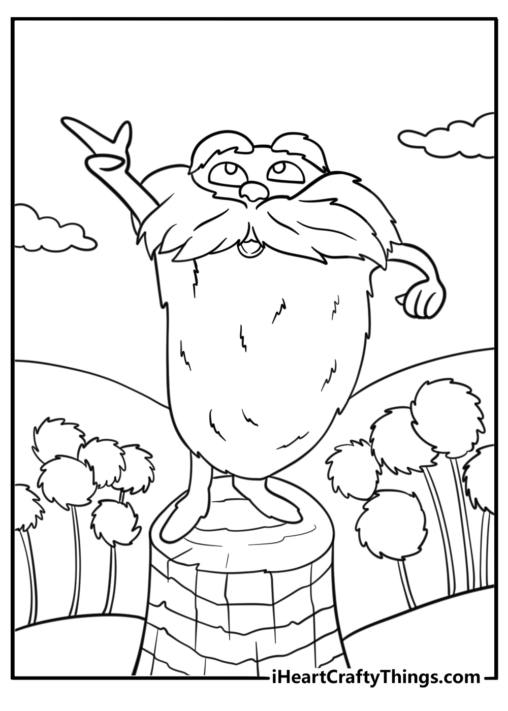 Lorax coloring pages