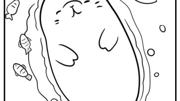Manatee coloring pages