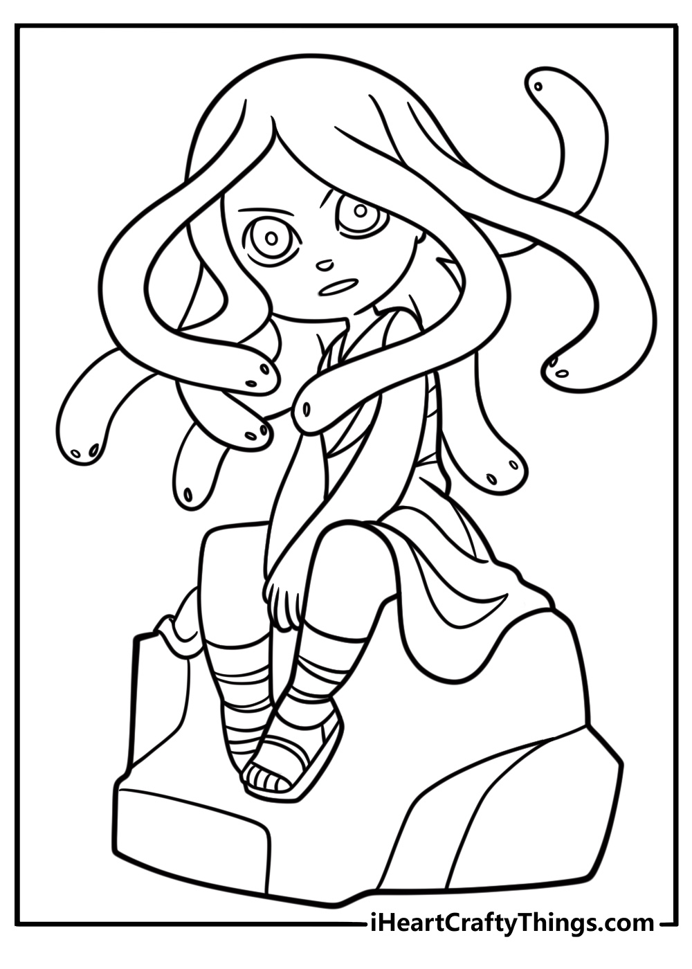 Medusa coloring pages