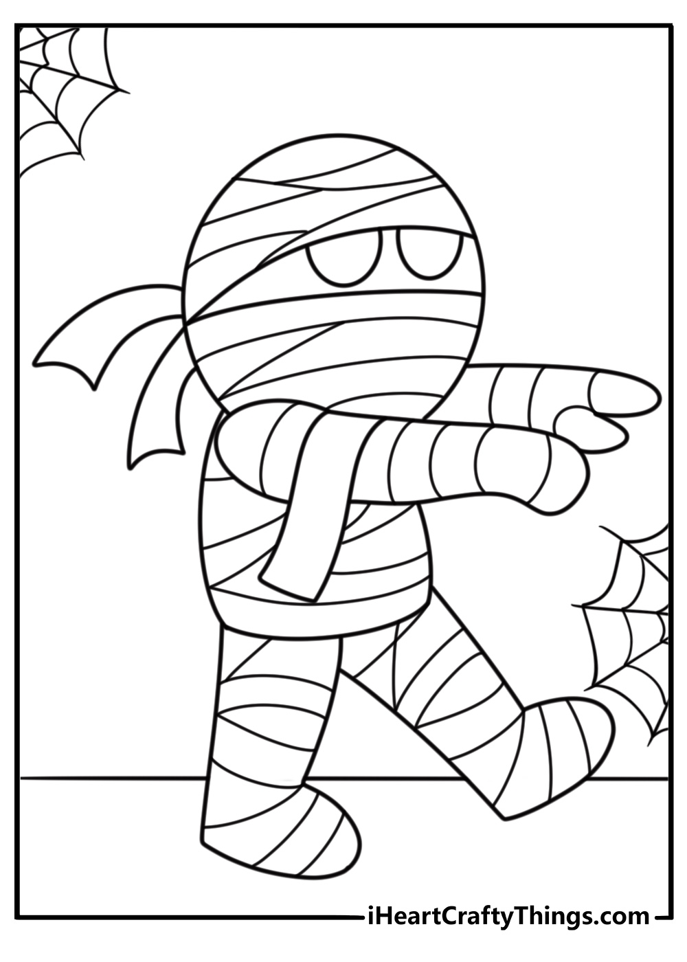 Mummy coloring pages