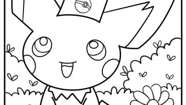 Pichu coloring pages