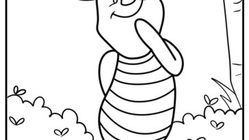 Piglet coloring pages