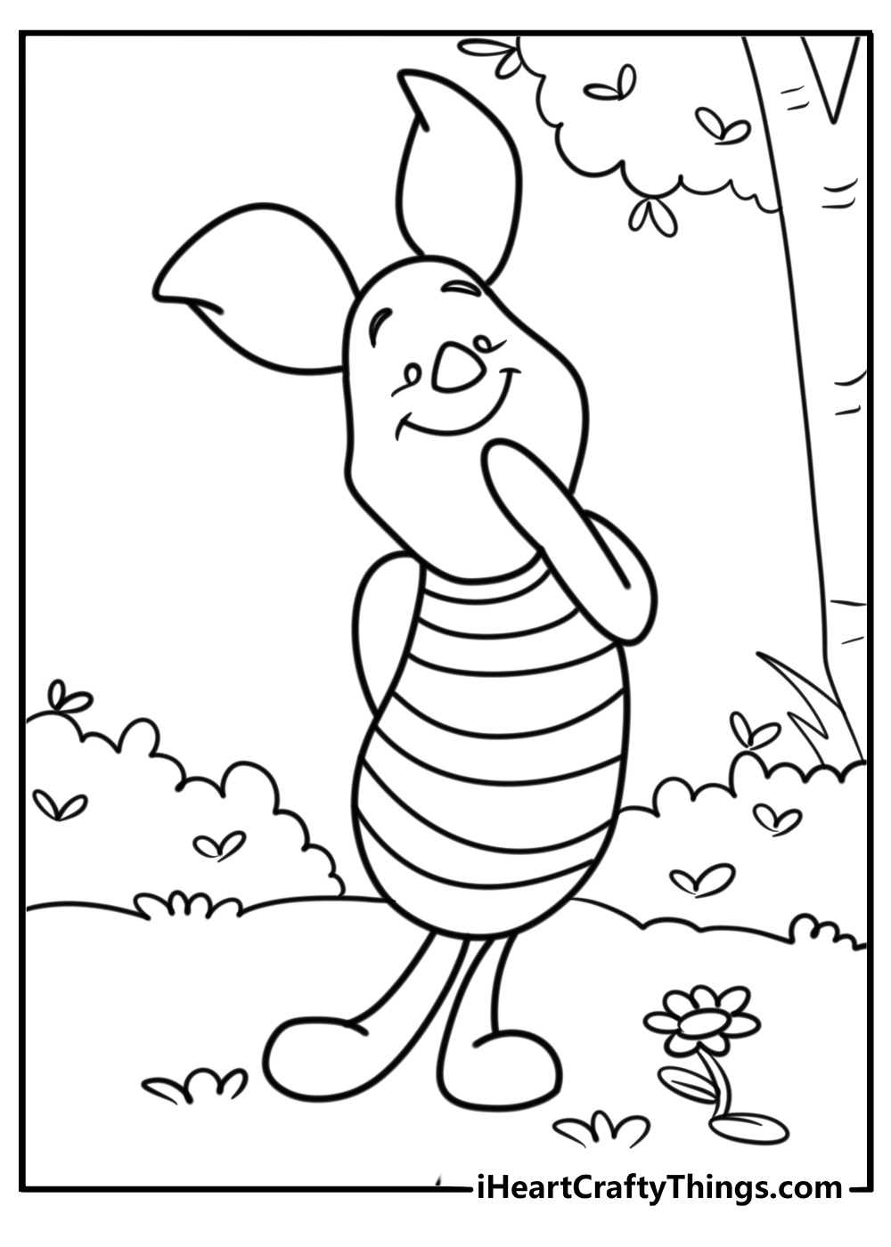 Piglet coloring pages