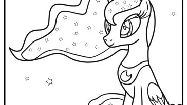 Princess Luna coloring pages