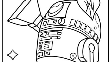 R2 D2 coloring pages