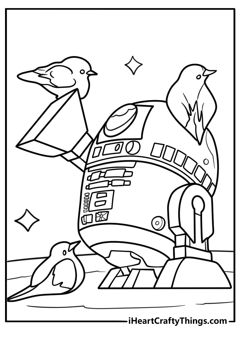 R2 D2 coloring pages