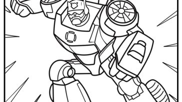 Rescue bots coloring pages