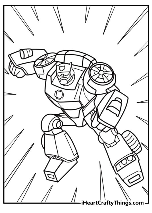 Rescue Bots Coloring Pages