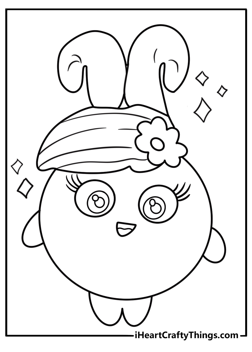 Shiny making sparkles appear coloring page