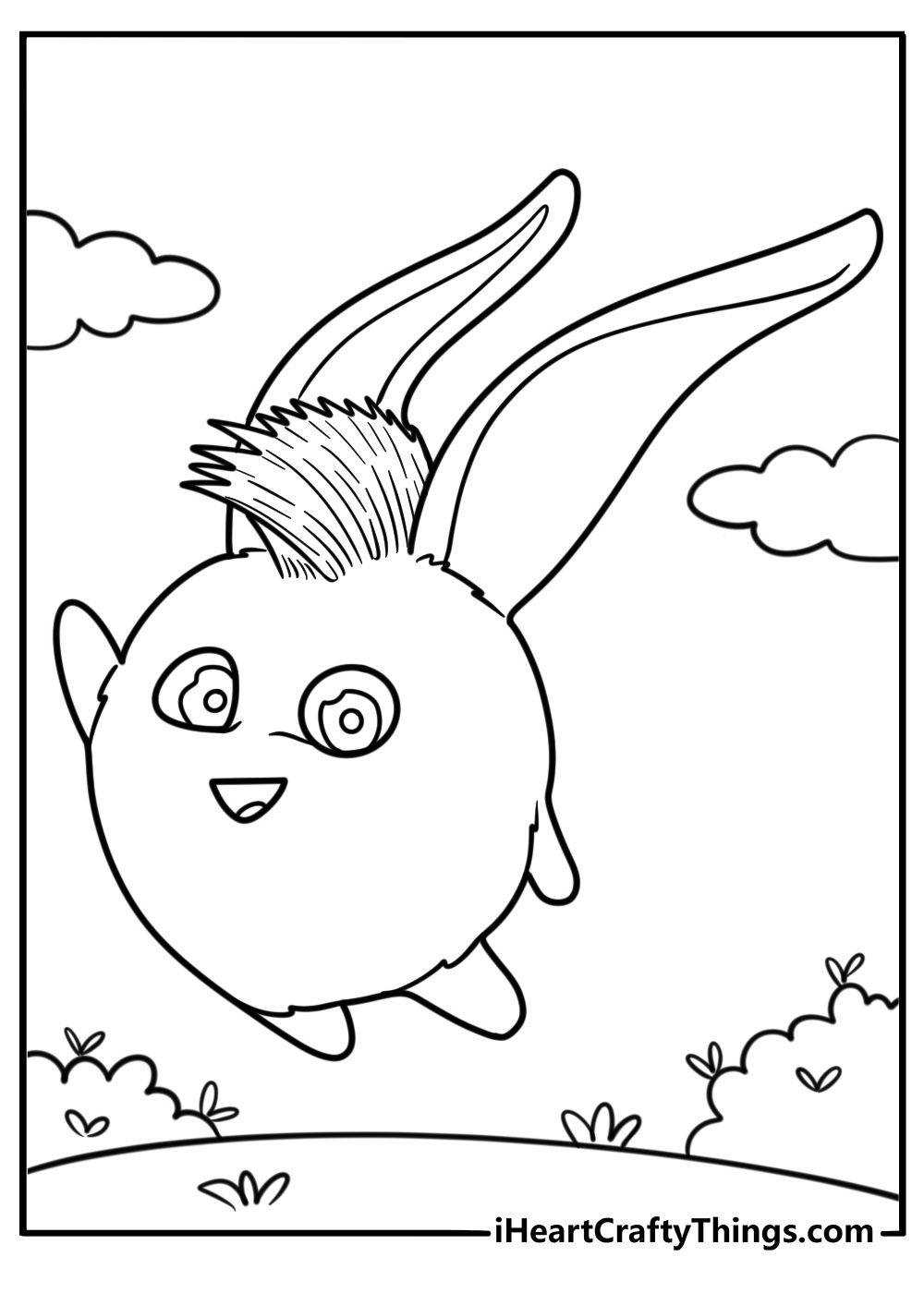 Sunny bunnies coloring pages