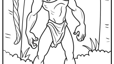 Tarzan coloring pages
