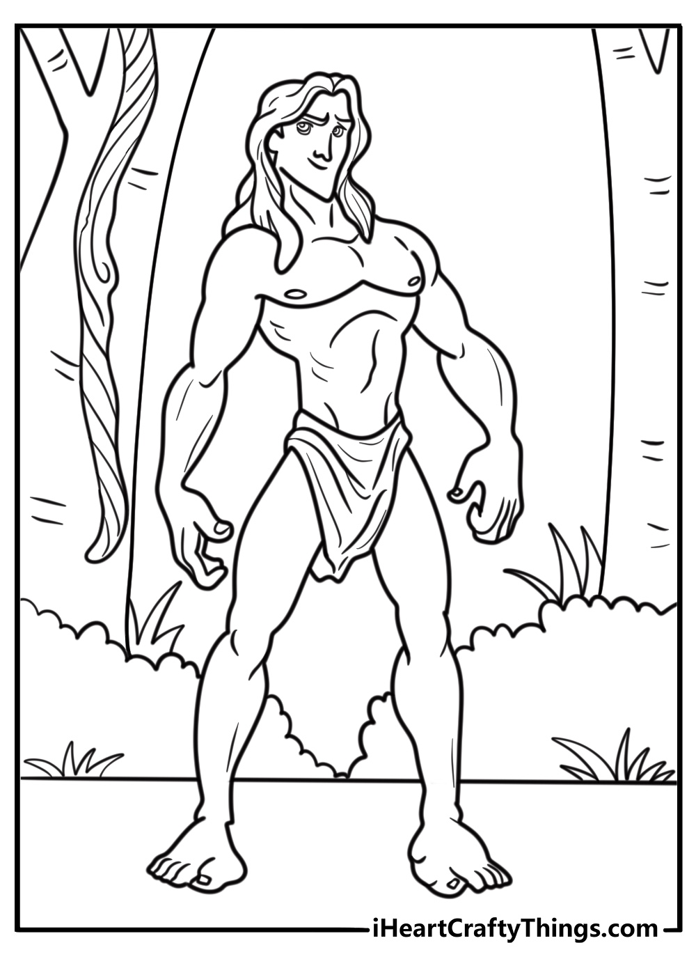 Tarzan coloring pages