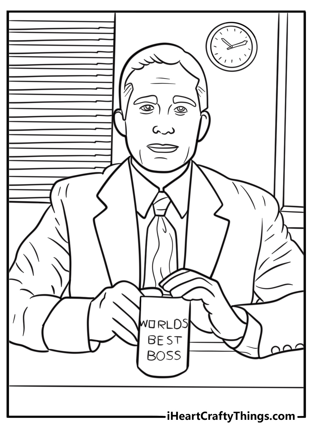The office coloring pages