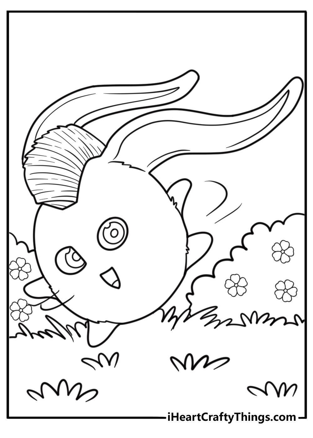 Turbo spinning fast coloring page