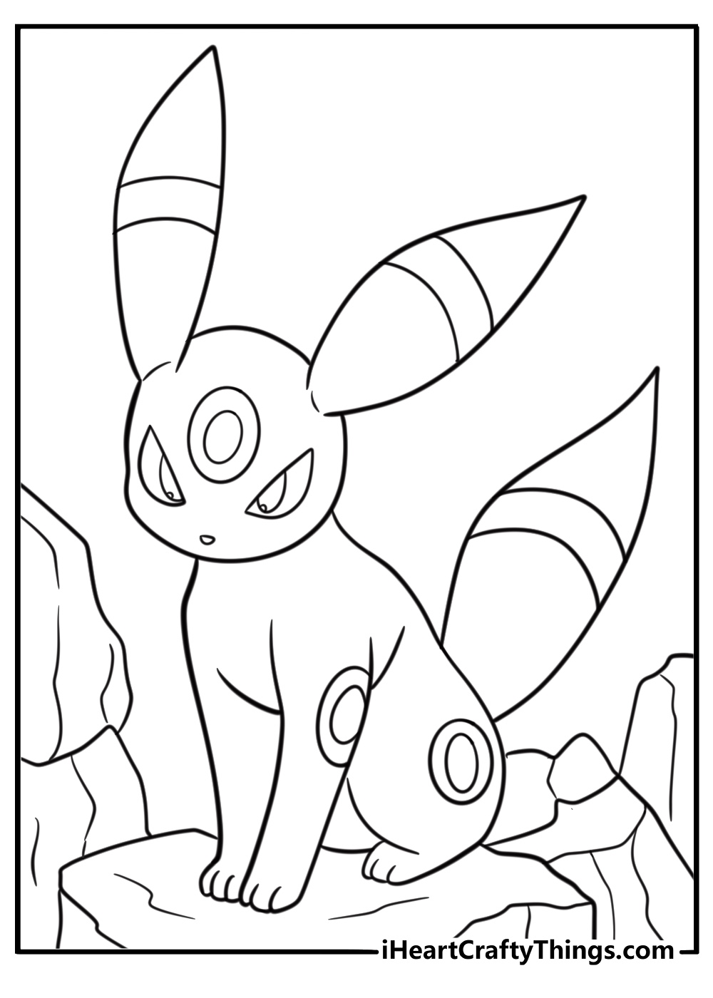 Umbreon coloring pages