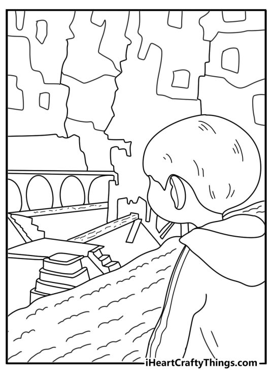 Coco marigold bridge to music stage coloring sheet for adults