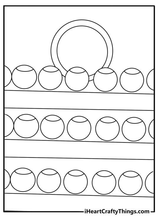 Inside Out memory shelves glowing spheres coloring page printable