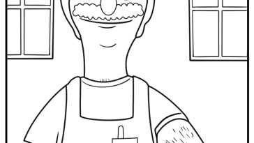 Bobs burgers coloring pages