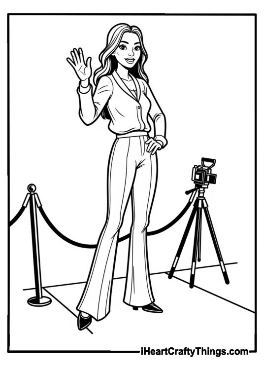 Celebrity Coloring Pages