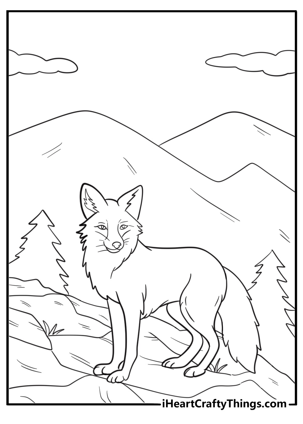 30 Free Coyote Coloring Pages For Kids