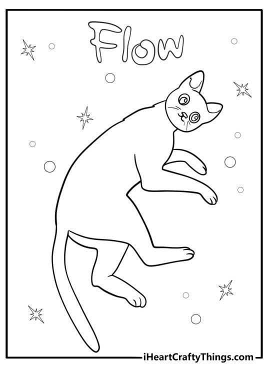 Flow coloring pages