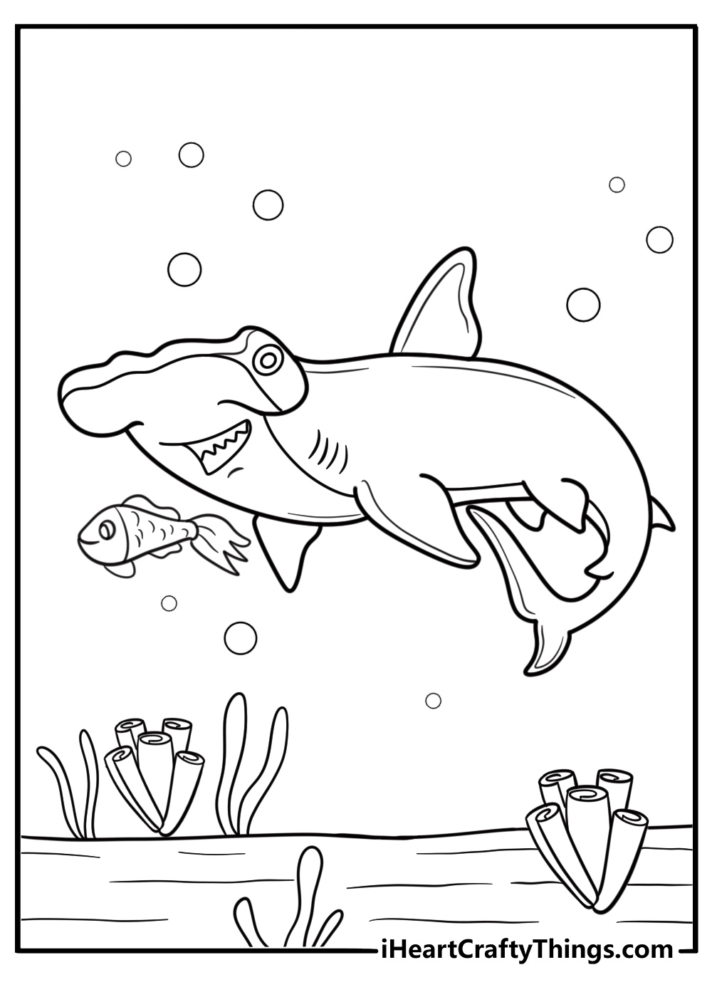 30 Free Hammerhead Shark Coloring Pages For Kids